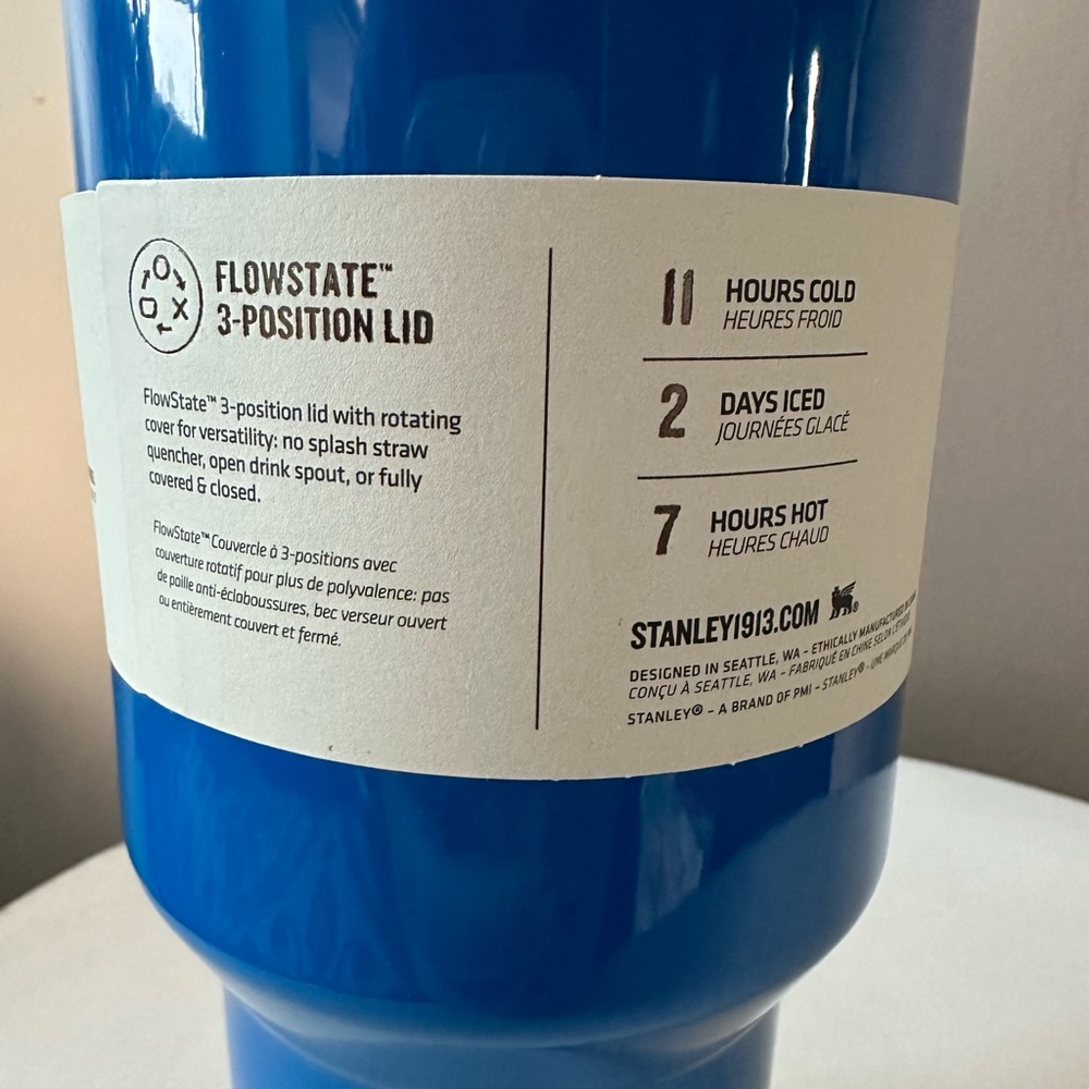 NIB STANLEY ARCTIC TWIST THE QUENCHER H2.0 FLOWSTATE TUMBLER 40 OZ 2 XTRA STRAWS - Picture 8 of 11